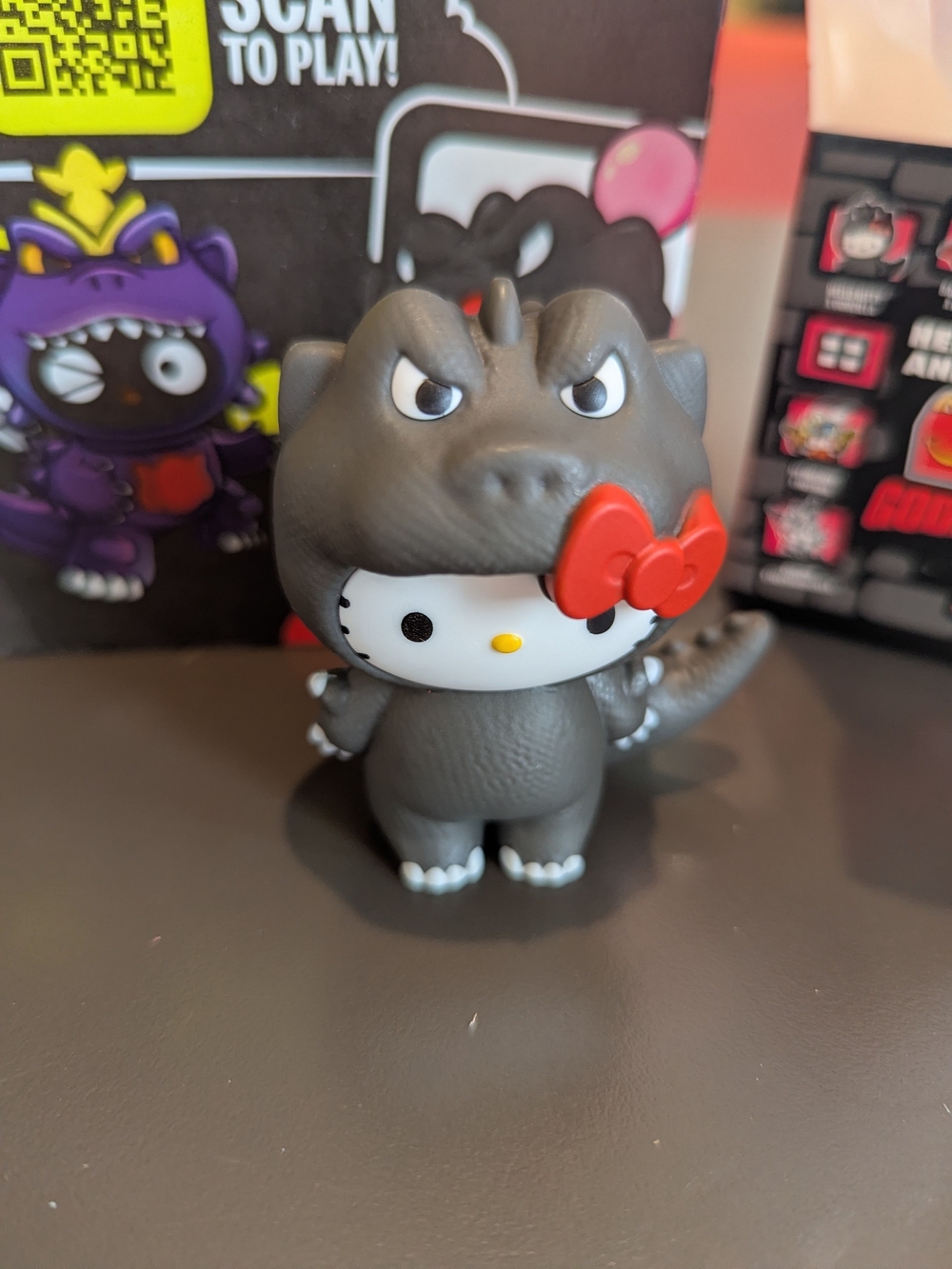 hello kitty x godzilla mcdonalds  figure #1 hello kitty